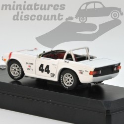 MINIATURE TRIUMPH TR6 COMPETITION 1969 SOLIDO AVEC BOÎTE (BLANC) - SOLIDO - 1/43ème en boite