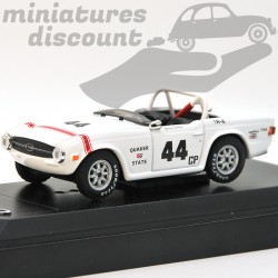 MINIATURE TRIUMPH TR6 COMPETITION 1969 SOLIDO AVEC BOÎTE (BLANC) - SOLIDO - 1/43ème en boite