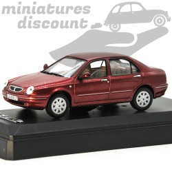 MINIATURE LANCIA LYBRA 1999 ROUGE SOLIDO AVEC BOÎTE (ROUGE FONCÉ) - SOLIDO - 1/43ème en boite