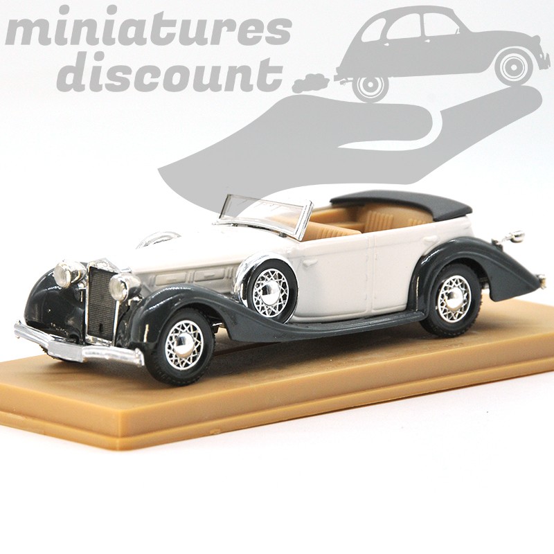 MINIATURE DELAGE CABRIOLET BLANCHE SOLIDO AVEC BOÎTE (BLANC) - SOLIDO - 1/43ème en boite