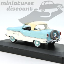 MINIATURE NASH METROPOLITAN BLEUE ET BLANCHE VITESSE AVEC BOÎTE (MULTICOLORE) - VITESSE - 1/43ème en boite