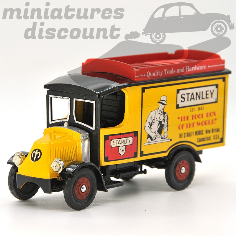 MINIATURE MACK TRUCK STANLEY CAMION DE LIVRAISON CORGI CLASSICS AVEC BOÎTE (JAUNE) - CORGI - 1/43ème en boite