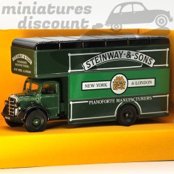 MINIATURE BEDFORD TYPE O SERIES PANTECHNICON STEINWAY & SONS CORGI CLASSICS AVEC BOÎTE (VERT FONCÉ) - 1/43ème en boite