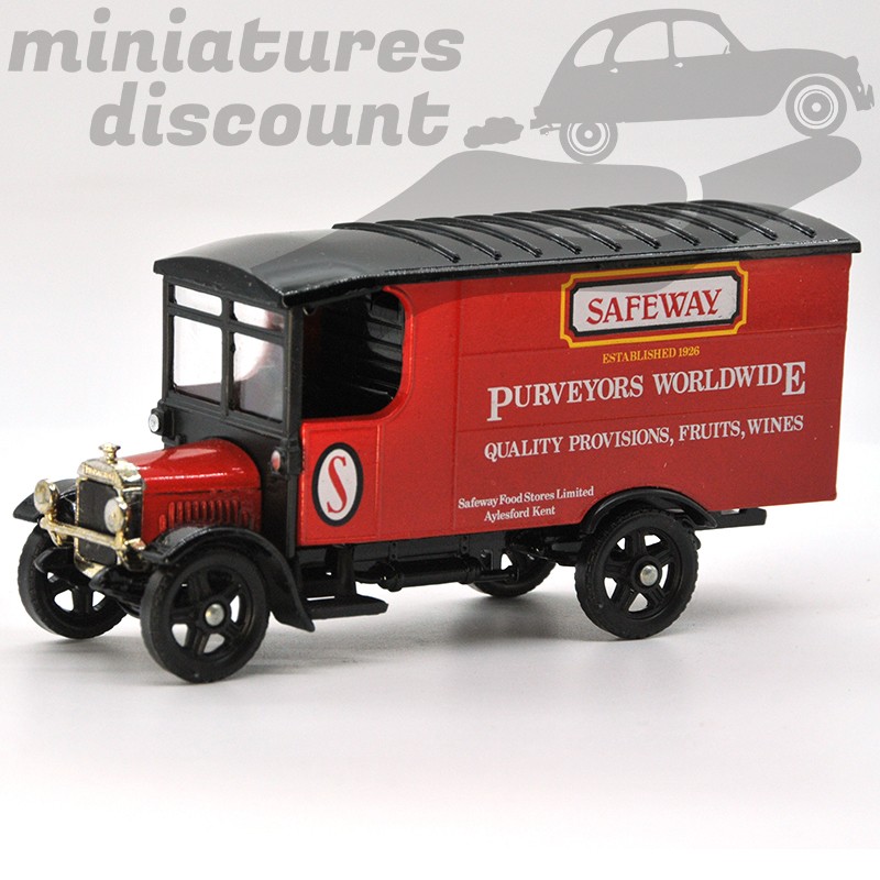MINIATURE FOURGON THORNYCROFT VAN SAFEWAY CORGI CLASSICS AVEC BOÎTE (ROUGE) - CORGI - 1/43ème en boite