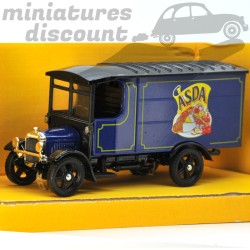 MINIATURE FOURGON THORNYCROFT BOX VAN ASDA CORGI CLASSICS AVEC BOÎTE (BLEU MARINE) - CORGI - 1/43ème en boite