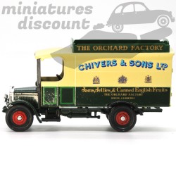 MINIATURE FOURGON THORNYCROFT CHIVERS & SONS LTD CORGI CLASSICS AVEC BOÎTE (VERT FONCÉ) - CORGI - 1/43ème en boite
