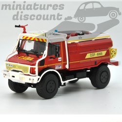 Miniature Mercedes Unimog CCF-6000 Pompiers SDIS 33 Feux de Forêts 2017 1/43 sous blister