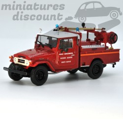 MINIATURE TOYOTA CCFL DESAUTEL 1975 POMPIERS EN BLISTE (ROUGE) - 1/43ème sous blister