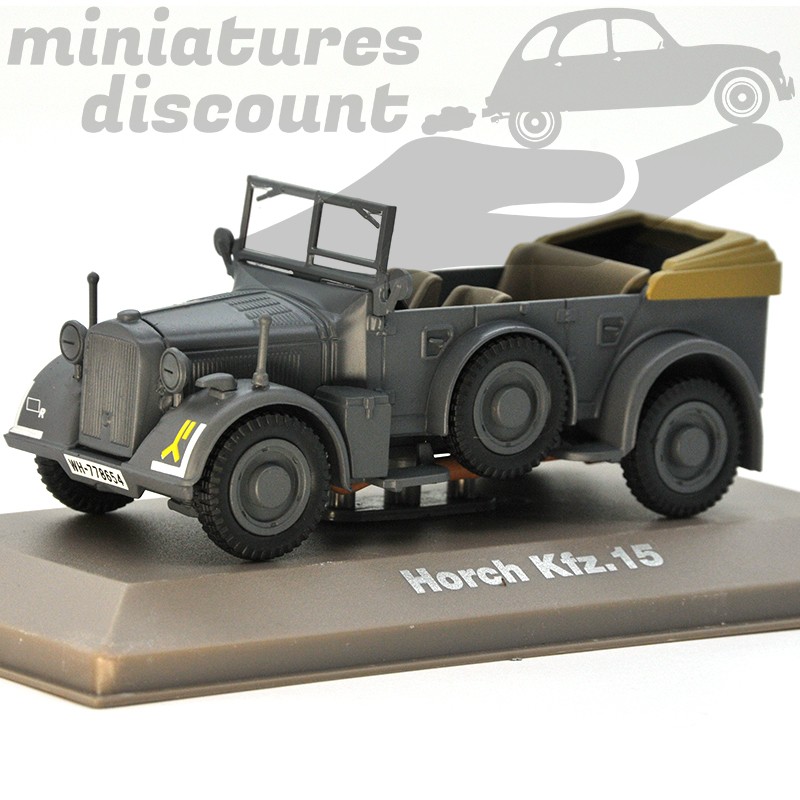Miniature Horch Kfz 15 militaire 1/43 avec boîte
