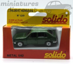 Miniature Talbot Horizon verte Solido n°1319 1/43 avec boîte d’origine