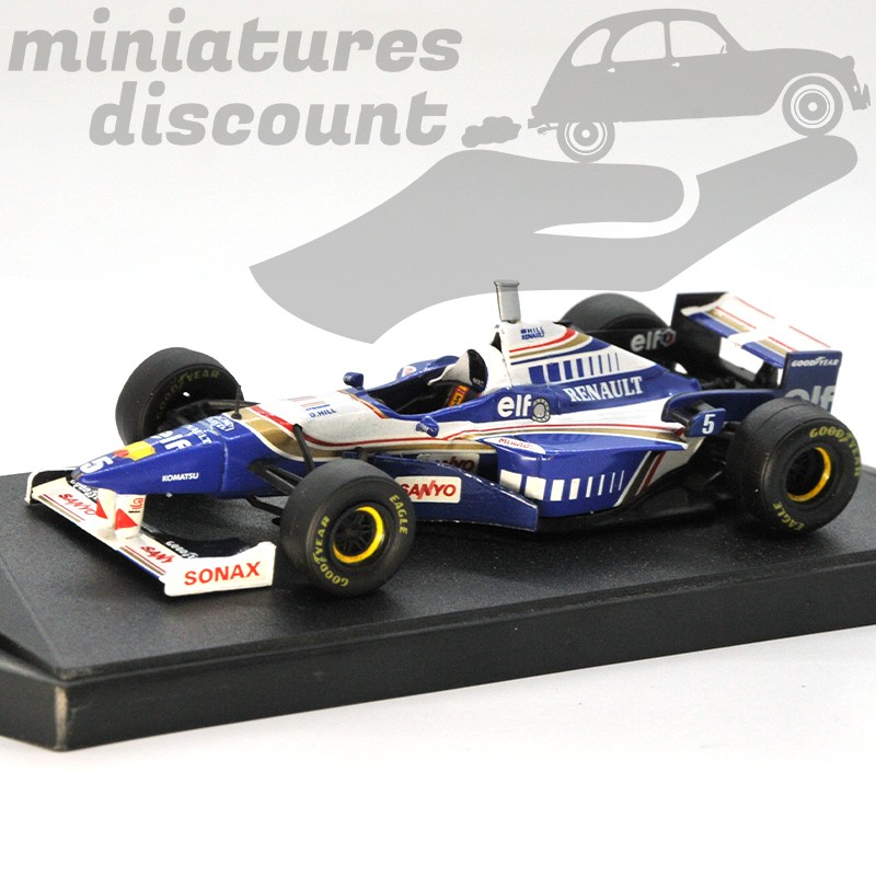 Miniature Formule 1 Williams Renault FW19 1997 Onyx 1/43 avec boîte