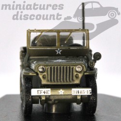 MINIATURE JEEP WILLYS US ARMY OXFORD AVEC BOÎTE (VERT MILITAIRE) - OXFORD - 1/76ème en boite