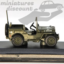MINIATURE JEEP WILLYS US ARMY OXFORD AVEC BOÎTE (VERT MILITAIRE) - OXFORD - 1/76ème en boite
