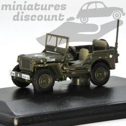 MINIATURE JEEP WILLYS US ARMY OXFORD AVEC BOÎTE (VERT MILITAIRE) - OXFORD - 1/76ème en boite