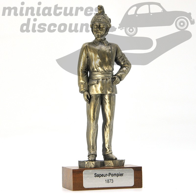 Sapeur-Pompier 1873 en étain - Les Étains du Prince 10cm avec boîte