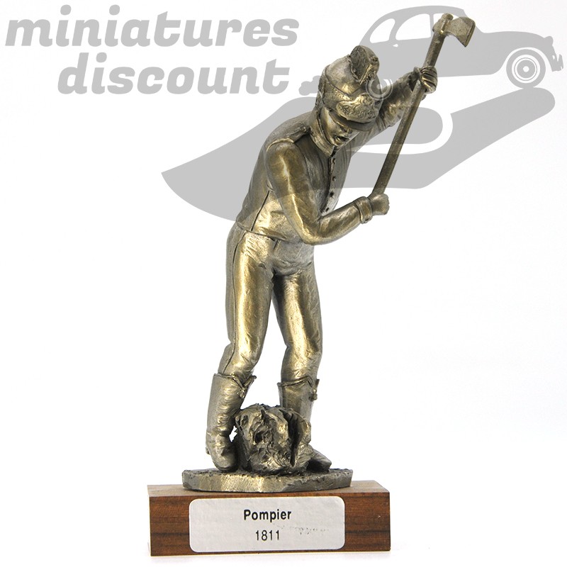 Sapeur-Pompier 1811 en étain - Les Étains du Prince 11cm avec boîte