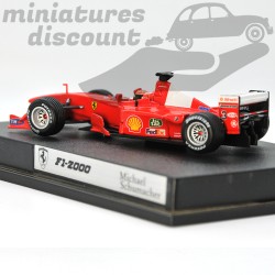 FERRARI F1-2000 HOT-WHEELS PILOTÉE PAR MICHAEL SCHUMACHER (ROUGE) - HOT WHEELS - 1/43ème en boite