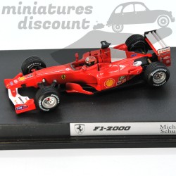 Ferrari F1-2000 Hot-Wheels pilotée par Michael Schumacher - 1/43 en boite