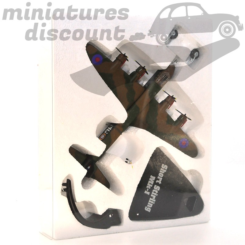 Miniature Short Stirling MK-I - Bombardiers et Géants du Ciel en métal, 1/144eme