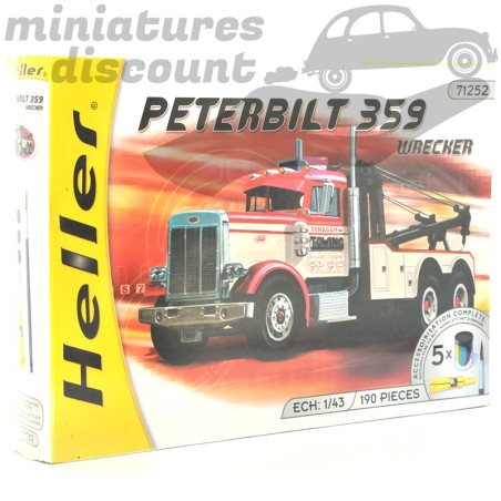 Peterbilt 359 Wrecker - Heller 71252 - Maquette au 1/43 en boite