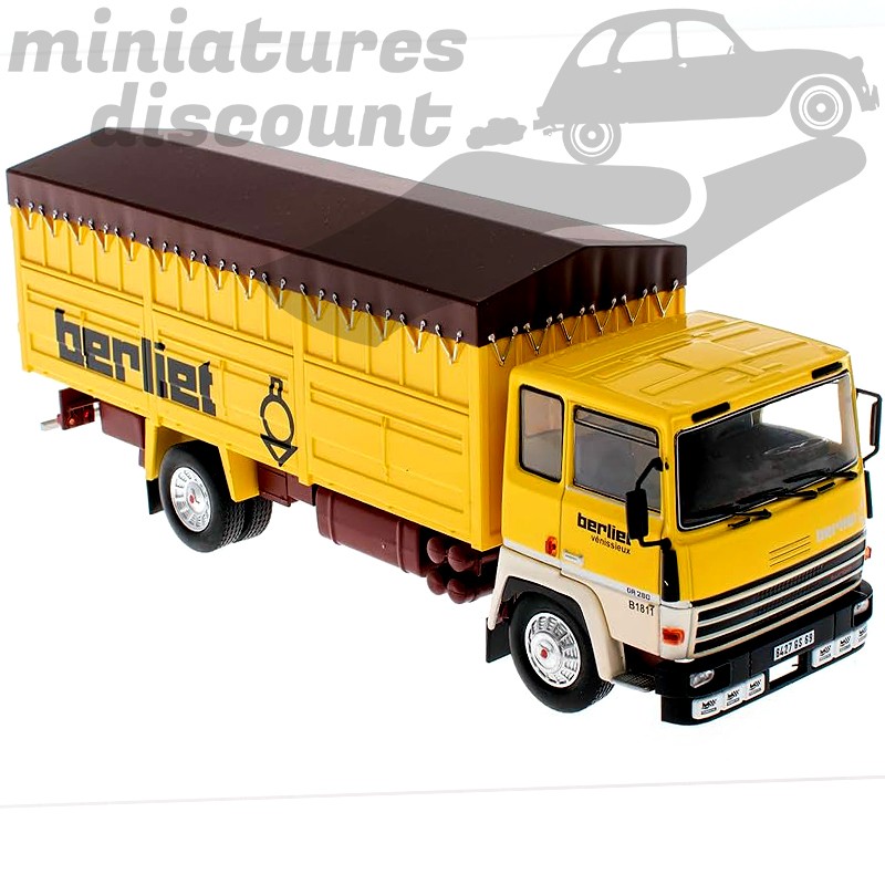 Berliet GR Jaune, Pub Berliet - 1/43 sous blister