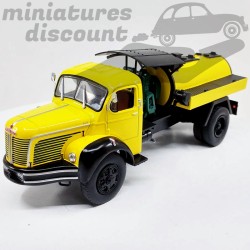 Berliet GLM 10R Malaxeur à asphalte (Jaune) - Ixo - 1/43 sous blister