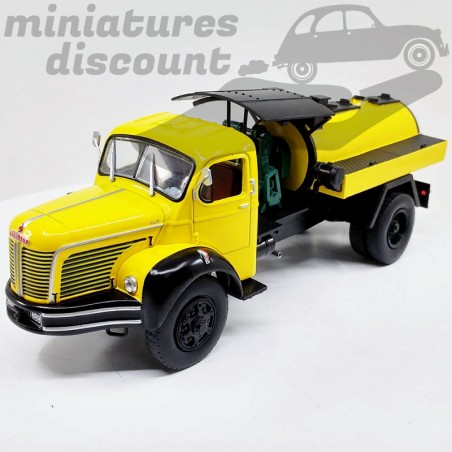 BERLIET GLM 10R MALAXEUR À ASPHALTE (JAUNE) - IXO - 1/43ème sous blister