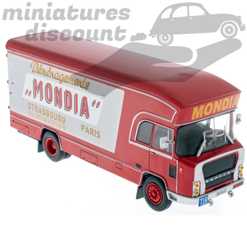 BERLIET GBK6 "MONDIA" (ROUGE) - IXO - 1/43ème sous blister
