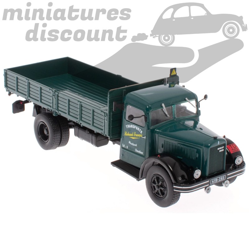 BERLIET GDR-7W PLATEAU, TRANSPORTS (VERT) - IXO - 1/43ème sous blister