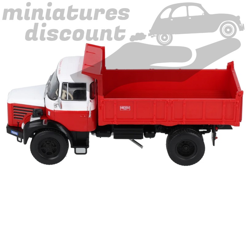 BERLIET GLR8 CAMION BENNE ROUGE (ROUGE) - IXO - 1/43ème sous blister
