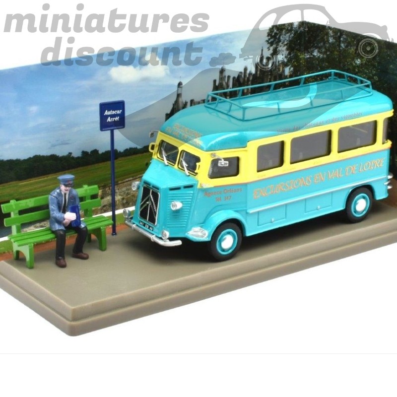 Citroën HY Mini-Bus "Excursions en Val de Loire" + 1 Figurine - 1/43 en boite