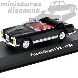 FACEL VEGA FV2 CABRIOLET DE 1956 (NOIR) - 1/43ème en boite