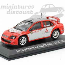 MITSUBISHI LANCER WRC RALLYE DE MONTE CARLO EN 2004 (ROUGE) - 1/43ème sous blister
