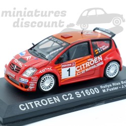 CITROËN C2 S1600 (ROUGE) - 1/43ème sous blister