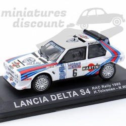 Lancia Delta S4 - RAC Rally 1985 - H.Toivonen & N.Wilson - 1/43 sous blister