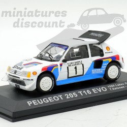 Peugeot 205 T16 Evo - 1000 Lakes Rally 1986 - 1/43 en blister