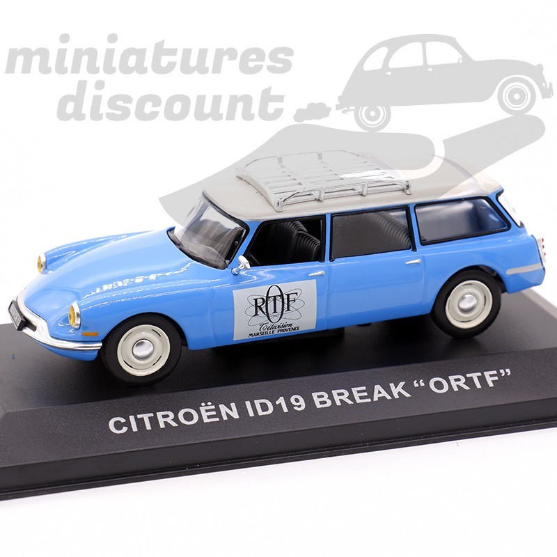 CITROËN ID19 BREAK "ORTF" (BLEU) - 1/43ème en boite