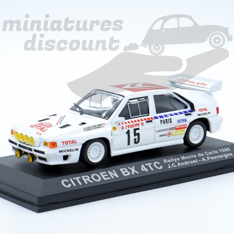 Citroën BX 4TC - Rallye Monte Carlo 1986 - 1/43 en blister