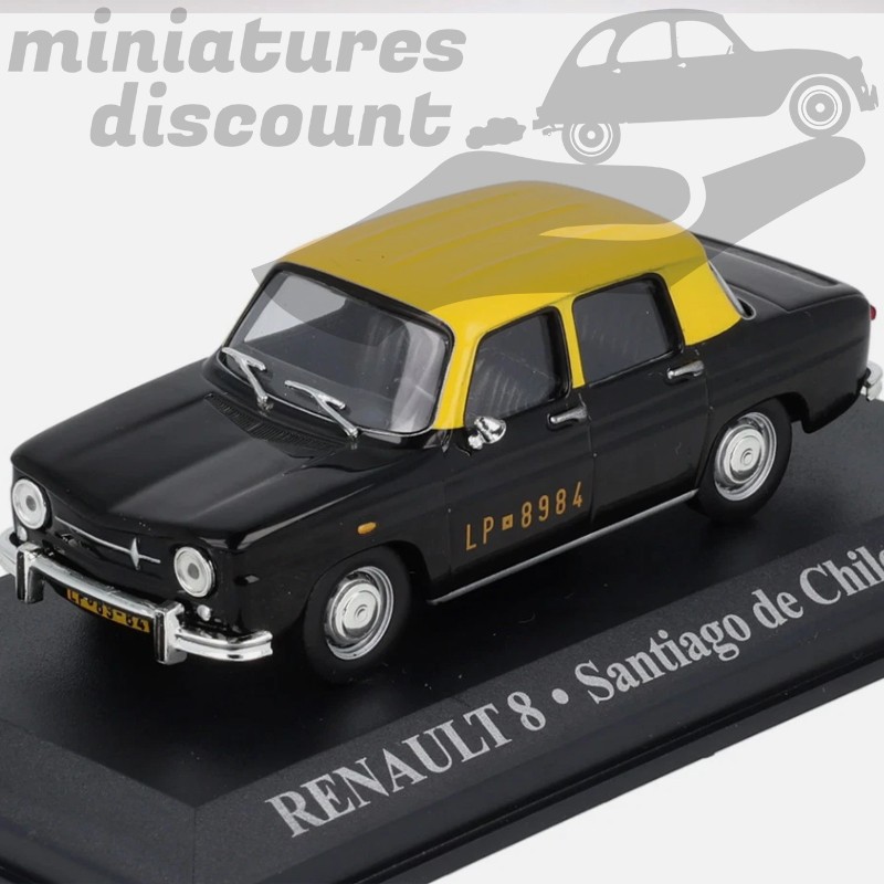 RENAULT 8 (NOIR) - 1/43ème sous blister