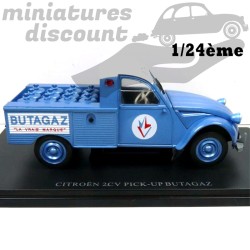 2CV CITROËN PICK-UP "BUTAGAZ" (BLEU) - 1/24ème sous blister
