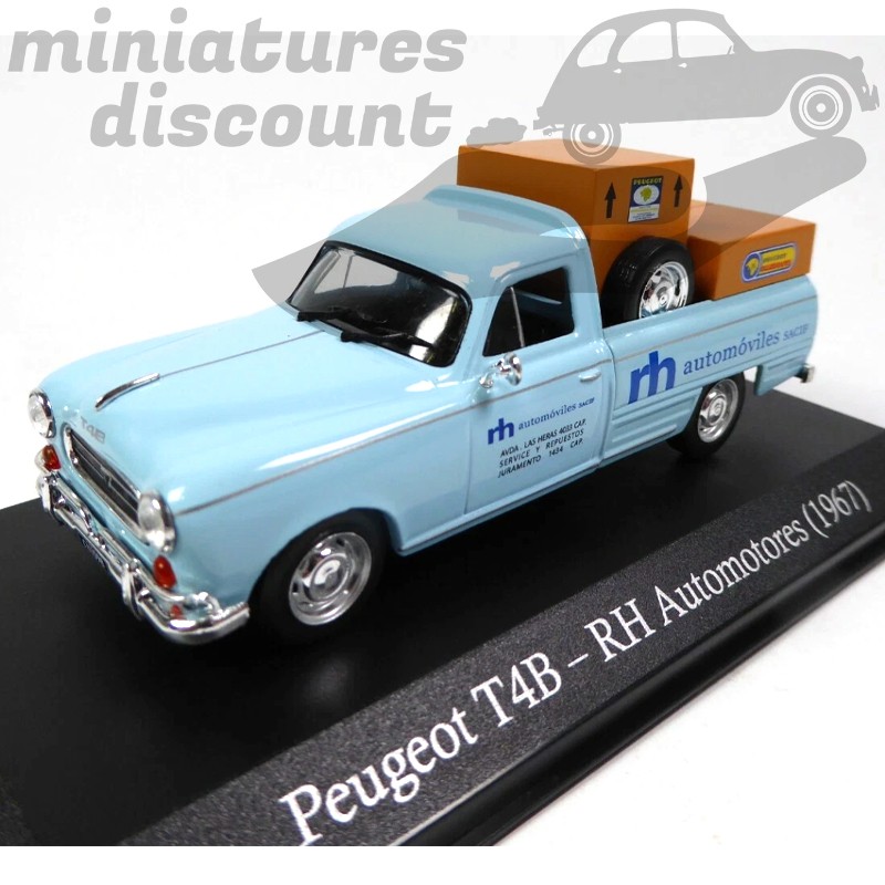 PEUGEOT 403 PICK-UP T4B RH AUTOMOTORES 1967 (BLEU) - 1/43ème en boite