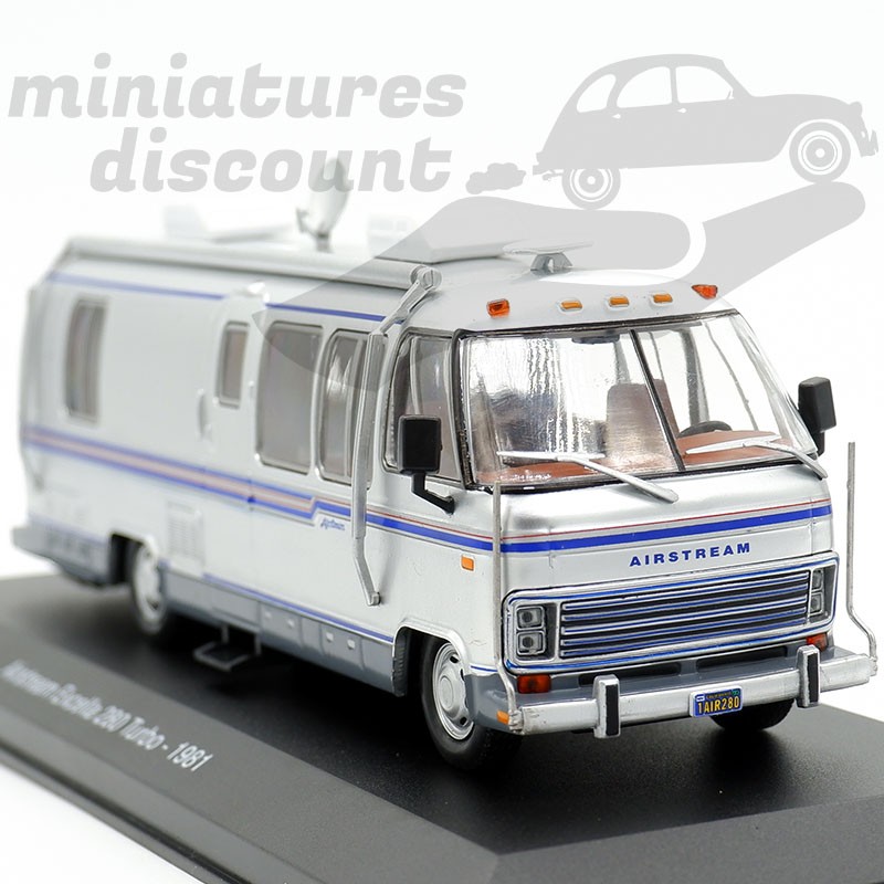 Camping Car Airstream Excella 280 Turbo - 1981 - 1/43 sous blister