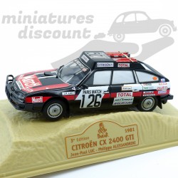 Citroën CX 2400 GTI - Paris/Dakar 1981 - Norev - 1/43 En boite