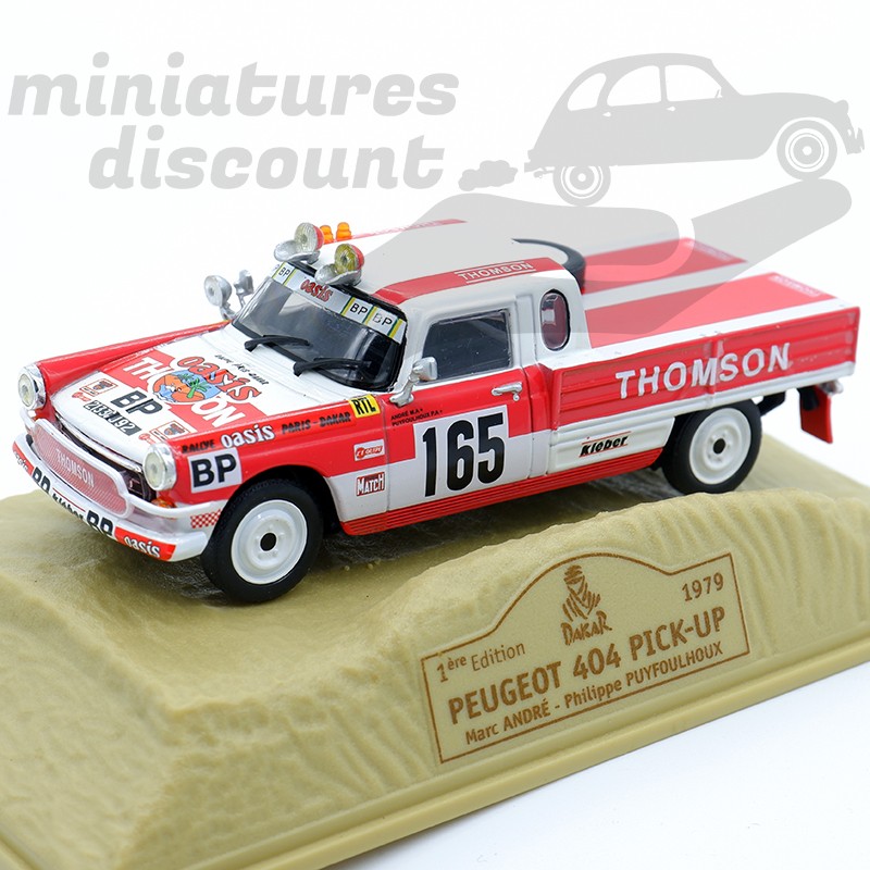 PEUGEOT 404 PICK-UP 1979 (ROUGE) - NOREV - 1/43ème en boite