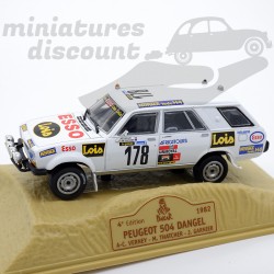 Peugeot 504 Dangel - Paris Dakar 1982 - 1/43 en boite