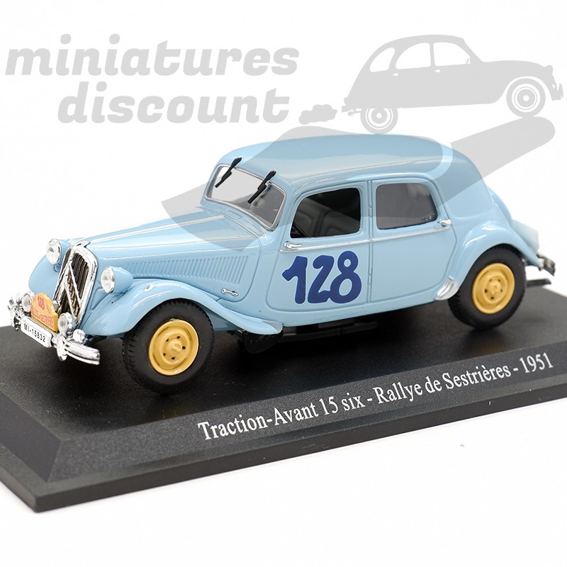 Citroën Traction Avant 15 Six - Rallye de Sestrières 1951 - 1/43 sous blister