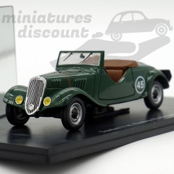 CITROËN TRACTION 11 AL ROADSTER POUDEROUX 1936 (VERTE) - 1/43ème sous blister