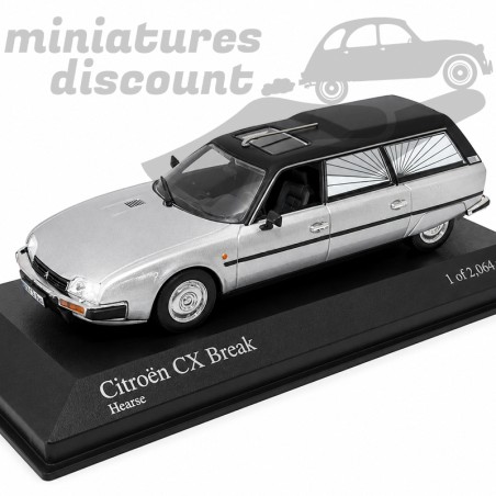 CITROËN CX BREAK "HEARSE" SÉRIE LIMITÉE (GRIS) - 1/43ème en boite
