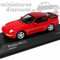 PORSCHE 968 CS INDISCHROT SÉRIE LIMITÉE (ROUGE) - MINICHAMPS - 1/43ème en boite