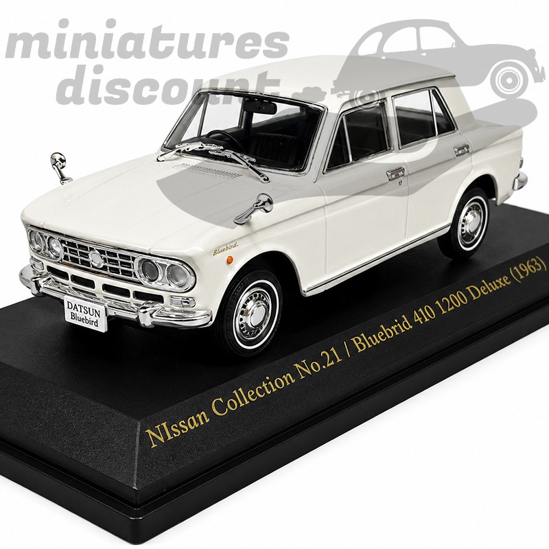 NISSAN BLUEBIRD 410 1200 DELUXE 1963 - NOREV (BLANCHE) - 1/43ème en Boîte